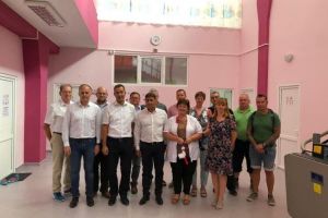 Vizita delegaţiei germane din districtul Prignitz la două centre pentru persoane cu dizabilităţi din Aiud, în cadrul parteneriatului cu CJ Alba