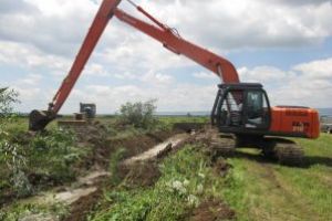 Lucrări de prevenire a inundaţiilor în judeţul Covasna