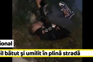Naţional: Copil bătut cu bestialitate şi umilit de mai mulţi adolescenţi, în plină stradă