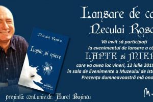 „Lapte şi miere” - lansarea celei de-a doua cărţi a jurnalistului Neculai Roşca