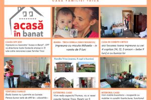 Acasă în Banat – intervenţie la casa unei mame din Timiş care creşte singură patru copii
