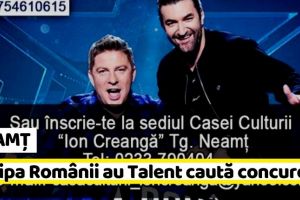 NEAMȚ: Echipa „Românii au Talent”, în căutare de concurenţi la Neamţ