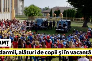 NEAMȚ: Jandarmii nemţeni alături de copii şi în vacanţă (FOTO)