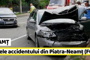 NEAMȚ: Cum s-a petrecut accidentul din Piatra-Neamţ (FOTO)