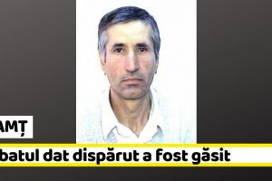 NEAMȚ: Bărbatul dat dispărut a fost găsit