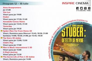 Program Cinema Inspire Alba Mall. Ce filme vor rula în perioada 12 – 18 iulie 2019