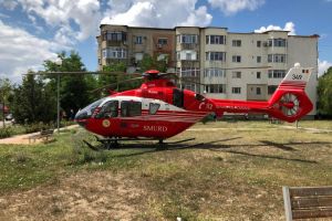 Elicopterul SMURD chemat in ajutorul unei femei din Medgidia, careia i s-ar fi facut rau in casa (galerie foto)