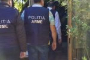 FOTO. Arme şi muniţie, ridicate din locuinţa unui bărbat din Bocşa
