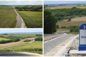 Lucrări aproape de final pe un drum din Timiş, deşi constructorul avea termen până în septembrie
