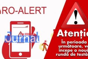 Atenţie! IGSU testează din nou sistemul RO-ALERT