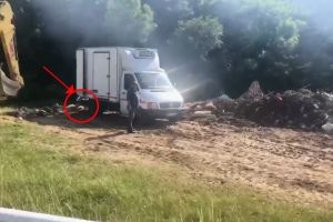 Déjà vu la Răşinari – Raiul gunoaielor descărcate din maşini – O nouă filmare