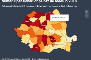 Suceava, în topul judeţelor cu cel mai mare număr de pensionari pe caz de boală