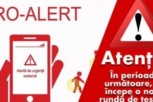 O nouă rundă de testări Ro-Alert