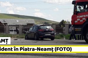 NEAMȚ: Accident rutier în Piatra-Neamţ (FOTO)