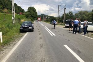 Femeie rănită în urma unui accident, la Feldru
