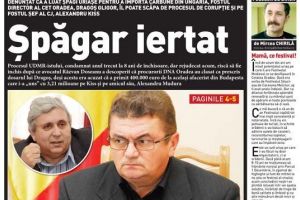 Nu rataţi noul BIHOREANUL tipărit: Fostul şef al Consiliului Judeţean, Alexandru Kiss, ar putea scăpa de procesul de corupţie