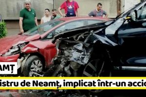 NEAMȚ: Ministru de Neamţ, implicat într-un accident rutier