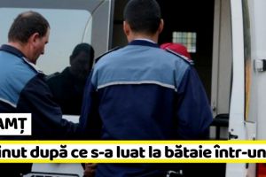 NEAMȚ: Reţinut după ce s-a luat la bătaie într-un bar