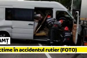 NEAMȚ: Cinci victime, la spital, după accidentul rutier din această seară (FOTO)