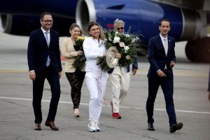 Simona Halep, declaraţii la Salonul Oficial de la Otopeni. „E un succes enorm, dar nu a fost atât de uşor pe cât a părut”