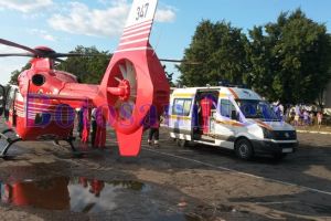 Botoşănean în stare gravă preluat de un elicopter Smurd