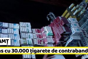 NEAMȚ: Prins cu peste 30.000 ţigarete şi alcool de contrabandă