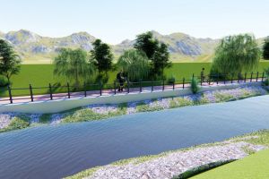 Paşi importanţi pentru amenajarea de piste de biciclete pe malul Cibinului şi modernizarea străzii Calea Dumbrăvii