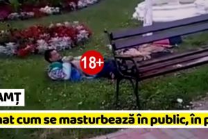 NEAMȚ: Filmat cum se masturbează în public, în parc (VIDEO)