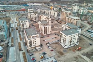 VIDEO Cel mai tânăr cartier al Braşovului, văzut din dronă