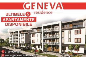 Geneva Residence – ultimele 5 apartamente noi cu trei camere disponibile