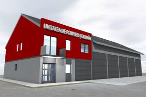 FOTO  – Șelimbărul va avea o unitate ultramodernă pentru pompieri şi SMURD