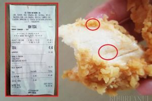 Carne cu viermi la KFC în Oradea! (FOTO)