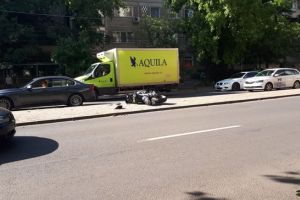 Motociclist la spital în urma unui accident de circulaţie, în Calea Circumvalaţiunii din Timişoara