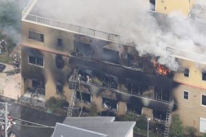 Incendiu la un studio de animaţie din Japonia. 23 de persoane au murit şi 36 au fost grav rănite