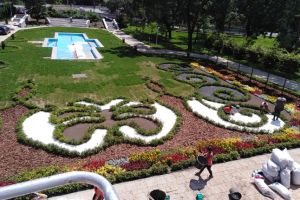 Imagini din Parcul Central, noua grădină vieneză a Timişoarei. Robu: Îmi place cum a ieşit