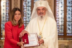 FABULOS Cum s-a dus îmbrăcată Simona Halep la întâlnirea cu Patriarhul Daniel, pentru a primi Crucea Patriarhală