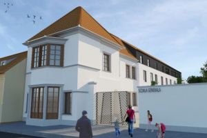 FOTO Primăria Codlea a demarat procedura de refacere a fostului Liceu Forestier