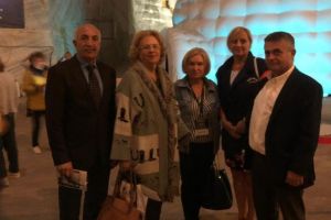 Cosmonautul Dumitru Prunariu, preent la inaugurarea celui mai mare planetariu din Romania, la Slanic