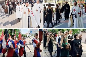 FOTO&LIVE. Cavalerii şi domniţele au defilat în centrul municipiului Satu Mare