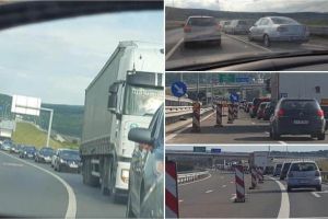 Știrea ta Foto/Video| Trafic infernal la ieşirea de pe autostrada A10 Sebeş-Turda spre Aiud: Am stat aproape 1 h in coloană