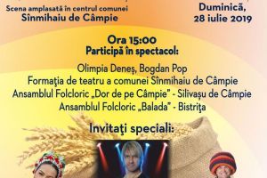 Sărbătoare la Sânmihaiu de Câmpie, cu spectacol şi foc de artificii: Ziua Grâului