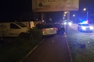 FOTO Accident pe şoseaua Alba Iulia – O persoană este rănită