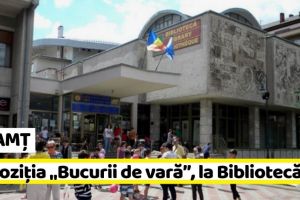 NEAMȚ: Expoziţia de pictură „Bucurii de vară”, la Biblioteca Judeţeană