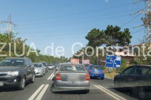 InfoTrafic: Aglomeratie pe DN 39 Eforie - Constanta, pe ambele sensuri