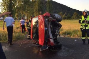 Accident cu cinci victime, două foarte grav, în Ibăneşti