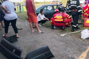 Accident cu patru victime la ieşirea din Salonta spre Arad (FOTO)