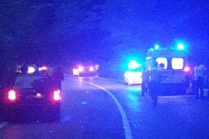 FOTO – Accident cu trei maşini pe Valea Oltului