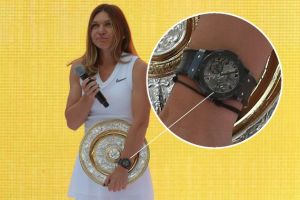 Simona Halep îşi respectă, clar, eticheta de super-campioană. Poarta un ceas de ...60.000$