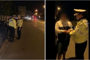 FOTO, VIDEO| “Recoltă” bogată de şoferi amendaţi şi cu permisul reţinut, în urma unei acţiuni la nivel judeţean a IPJ Alba