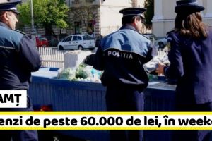 NEAMȚ: Amenzi de peste 60.000 de lei, în weekend la cei prinşi fără case de marcat